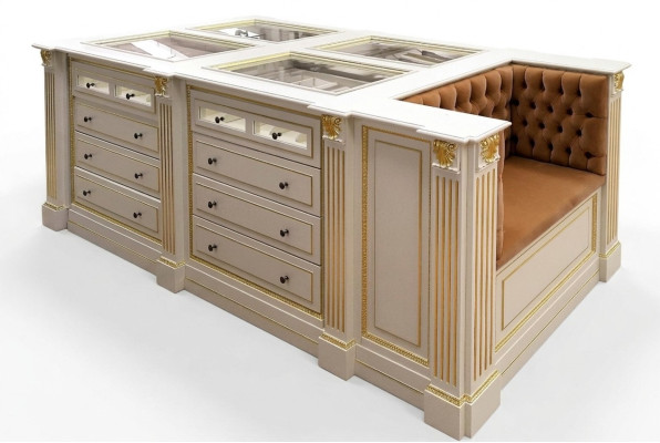 Island Walk-In Closet Dresser Dressing Room Dressers Stool Clothes
