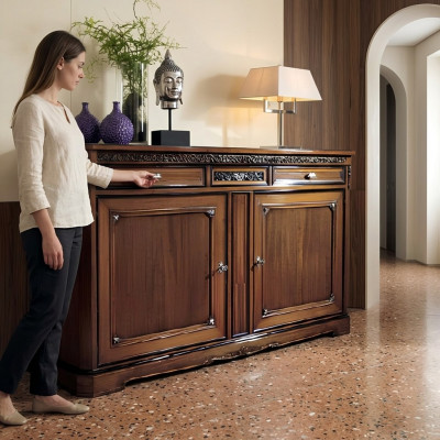 Italian furniture living room wooden furniture new sideboard TV lowboard RTV cabinet