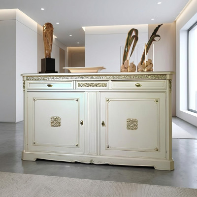 Luxury Italian wooden furniture dresser sideboard classic style sideboard wood new