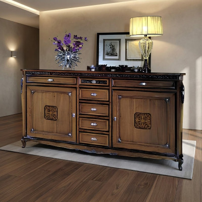 Living room wooden buffet cabinet sideboard new sideboard drawer display cabinet