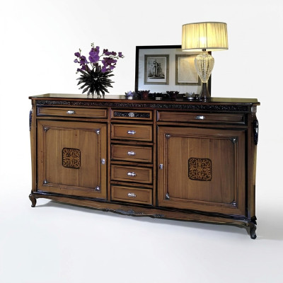 Living room wooden buffet cabinet sideboard new sideboard drawer display cabinet