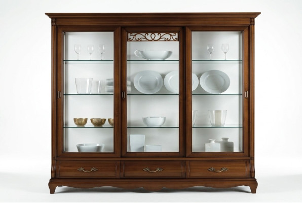Glass cabinet display case cabinet shelf wood cabinet system shelves living room