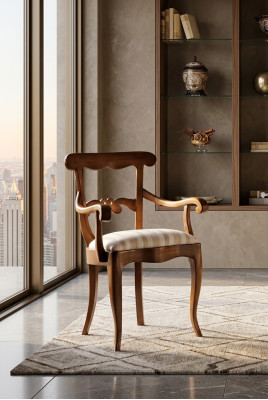 Upholstered chair armrest luxury armchair chair chairs living room dining room reclining chair