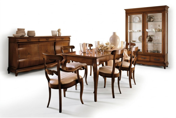 Classic set 2x chairs with armrests 4x chairs chair set dining room group new