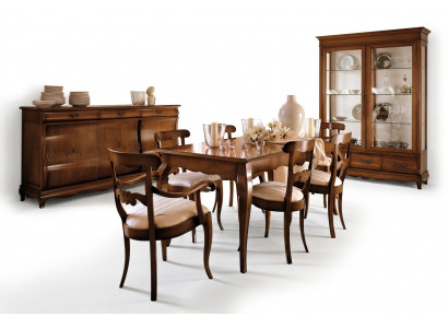 Classic set 2x chairs with armrests 4x chairs chair set dining room group new