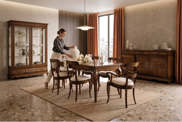 Furniture Set Group Table + 6 Chair Set 7-piece Dining Table Set Dining Room