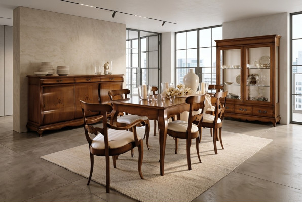 Dining room living room dining tables tables table furniture dining table natural wood retro style