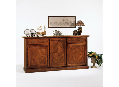 Dresser drawers wooden sideboard cabinet cabinets solid dressers living room