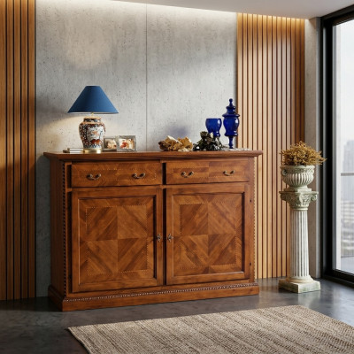 Dressers Furniture Solid Wood Dresser Sideboard Brown Sideboards Cabinet