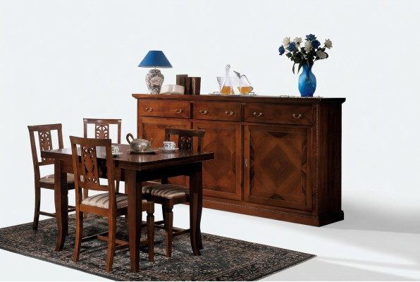 Buffet sideboard new sideboard drawer display cabinet living room wood