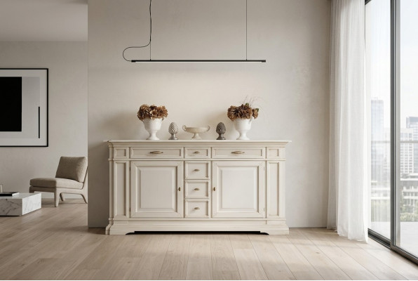 Dresser drawers wood sideboard cabinet cabinets solid dresser living room
