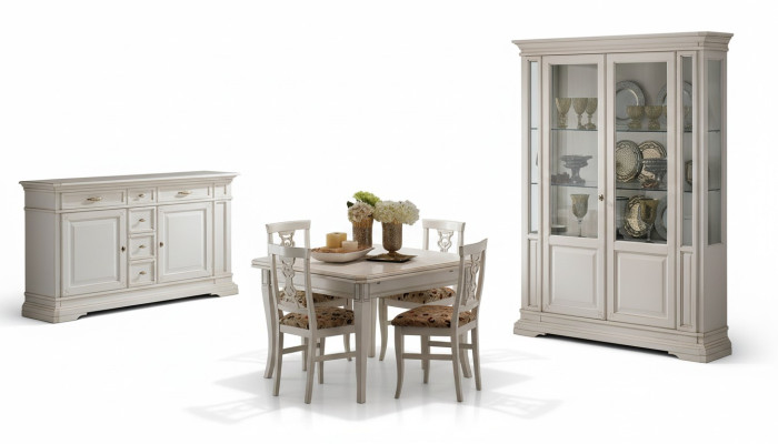 Dining set table, 5-piece set, new table dining table, 4 x chair set set