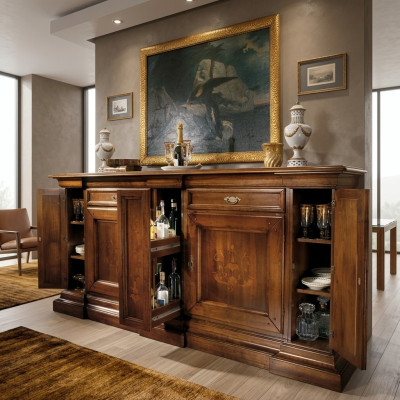 Furniture Italian Furniture Sideboard Dresser Classic Cabinet Solid Wood