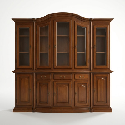 Furniture classic shelves cabinets display cases display cabinet XXL glass cabinet sideboard wood