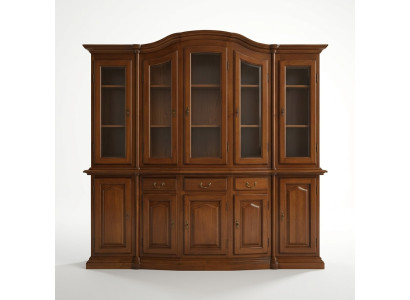 Furniture classic shelves cabinets display cases display cabinet XXL glass cabinet sideboard wood