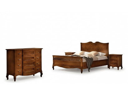Bed Nightstand Dresser 4-piece Bedroom Set Design Classic Luxury New Beds