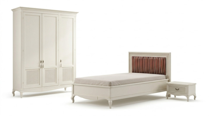 Furniture New Bed Nightstand 3-piece Bedroom Set Design Art Deco Luxury Beds