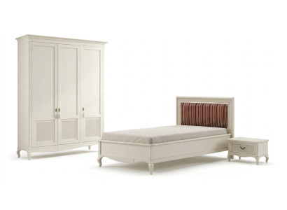 Furniture New Bed Nightstand 3-piece Bedroom Set Design Art Deco Luxury Beds