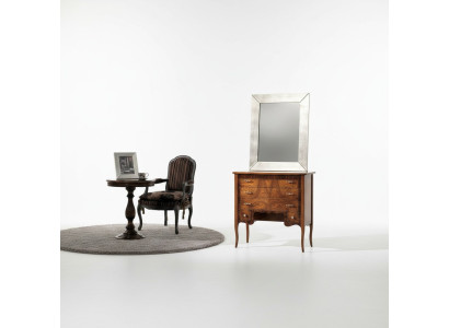 Chest of drawers with mirror, dressers, living room, wooden cabinet, country house style design