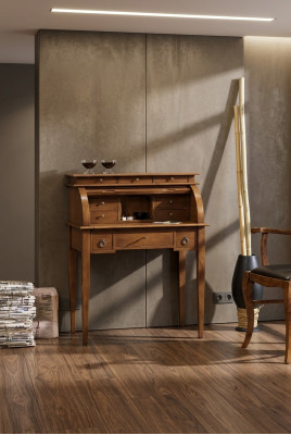 Italian furniture office wood tables desk secretary desks
