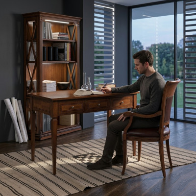 Office furniture set: Desk and armchair - Stylish duo for efficient work