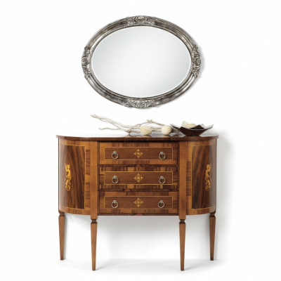 Dressers Italian Furniture Solid Mirror 2-piece Dresser Sideboard Cabinet Wood