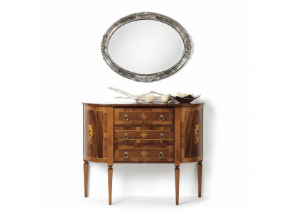 Dressers Italian Furniture Solid Mirror 2-piece Dresser Sideboard Cabinet Wood