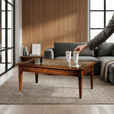 Coffee table wood side table wood side table table living room coffee tables