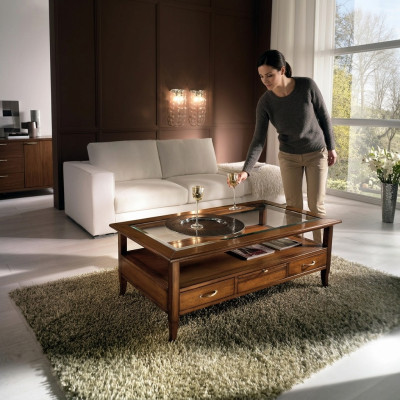 Table Side Tables Couch Modern 130cm Design Square Coffee Table Wooden Table New