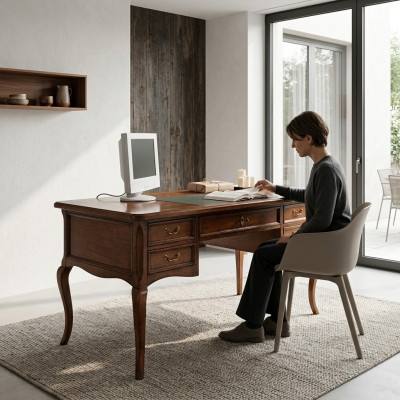 Office Furniture Design Antique Wood Desk Secretary Writing Tables Office