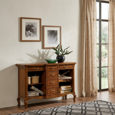 Classic wardrobe solid wood furniture Italian furnishing sideboard dresser