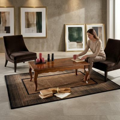 Living Room Tables Baroque Wooden Coffee Tables Solid Classic Coffee Table Table