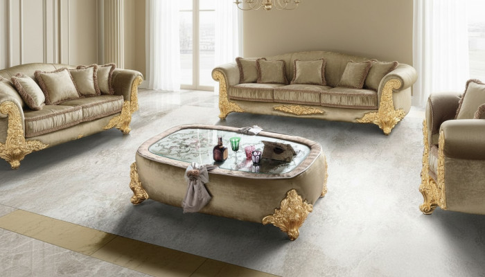 Living room tables Baroque wood coffee tables classic coffee table table