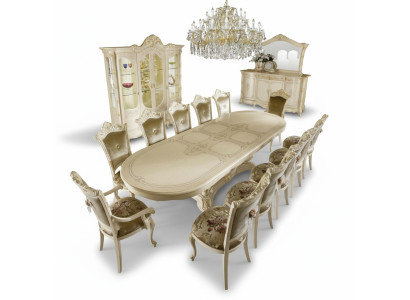 Dining room set dining group wood table tables complete set dining table 12 chairs 13-piece