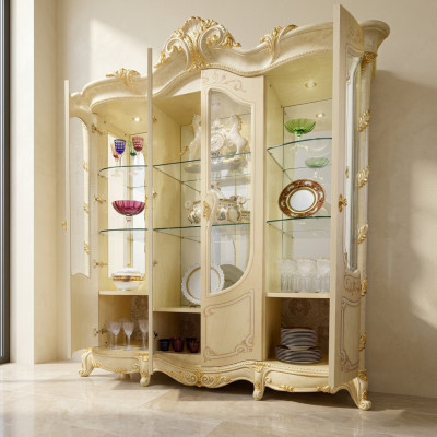 Display cabinets for living room cupboards sideboard wood new luxury display cabinet classic.