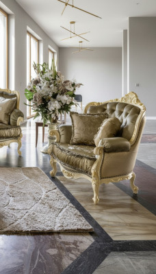 Design sofas upholstery couches textile relax art deco two-seater new sofa 2-seater