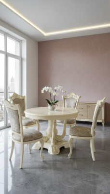 Dining Table 4 x Chair Set Suite Table Dining Set Tables Dining Suite Group 5 pcs