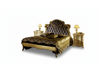 Classic bed luxury beds Chesterfield bedroom hotel baroque furniture new