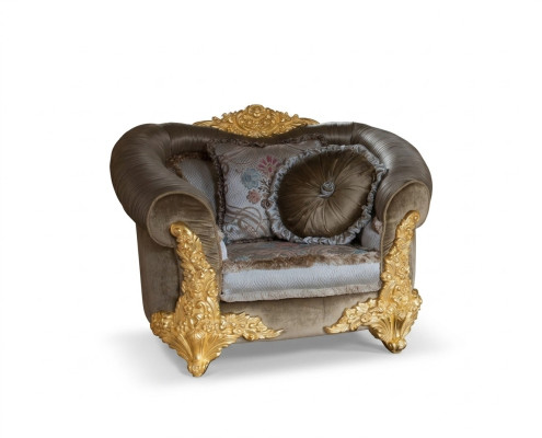 Living room sofa couch lounge club 1-seater armchair design armchair single-seater
