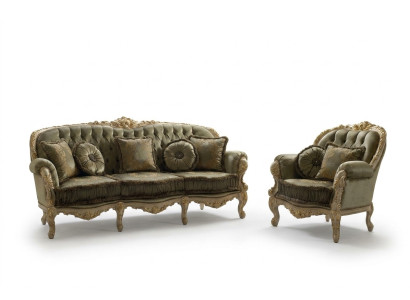Italian design sofa set 3+1 seater couch cushion set furniture