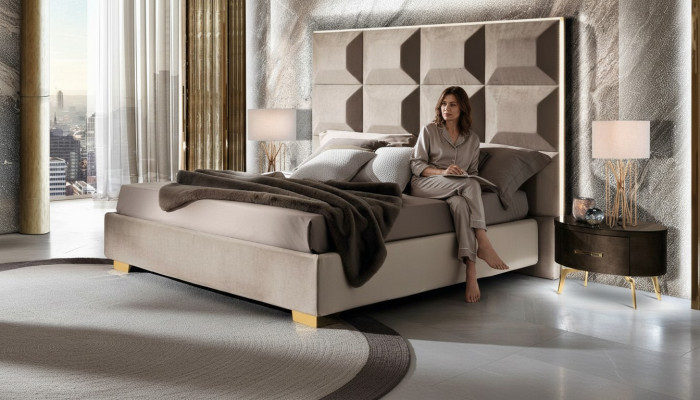 Modern bed luxury beds chesterfield furniture baroque hotel textile bedroom