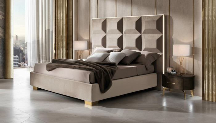 Modern bed luxury beds chesterfield furniture baroque hotel textile bedroom