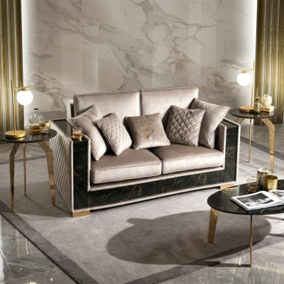Two-seater sofa 2-seater big XL couch sofas couches living room design new
