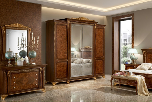 Wardrobe MobilPiu Luxury Solid Wood Wardrobes Bedroom New