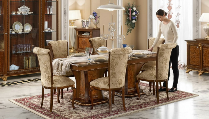Chairs Kitchen 6x Chair Set Textile Upholstered Seat Wood Dining Room Suite Dining Room