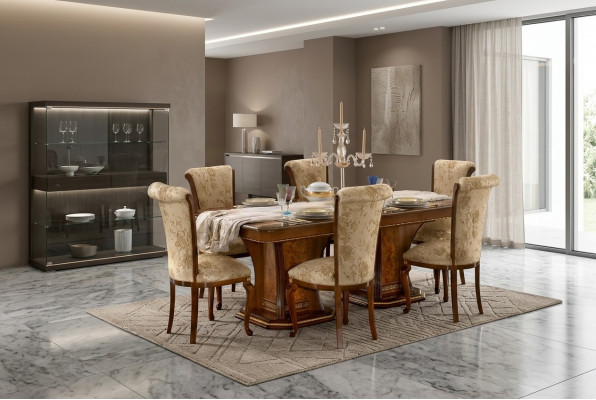 Chairs Kitchen 6x Chair Set Textile Upholstered Seat Wood Dining Room Suite Dining Room