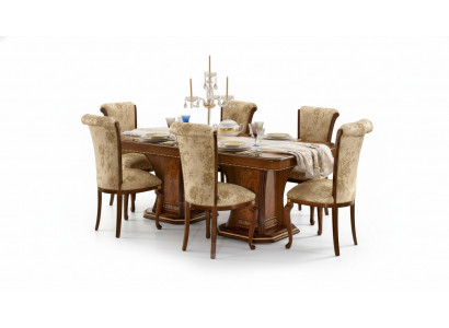 Dining Room Set Furniture Chairs 6x Group Dining Set Antique Style Table 7-piece New