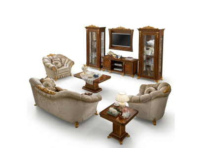 Sofa set 3+1+1 seat set design sofas upholstered couches textile relax sofa new