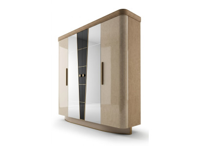 Bedroom furniture Italy wooden wardrobe solid wood closet massive