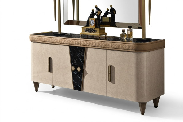 Chest of drawers Sideboard Beige Sideboards Solid wood Cabinet Furniture Dressers